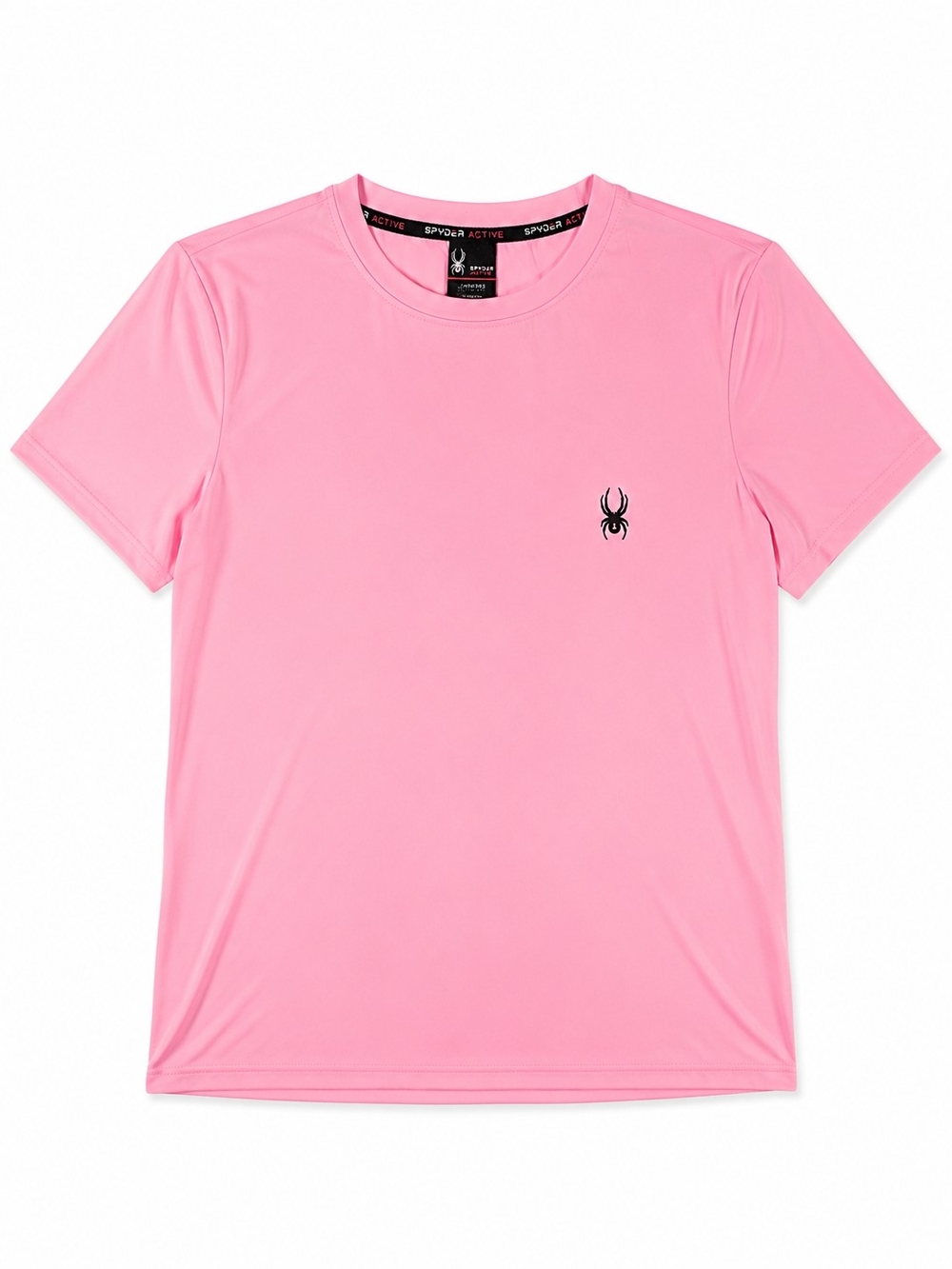 SPYDER ATHLETIC Pink Short Sleeve Athletic Tee Women's LARGE - Picture 3 of 7